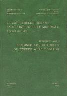 Le Congo belge durant la Seconde Guerre mondiale (relié)